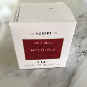 Korres wild rose vitamin c brightening night cream